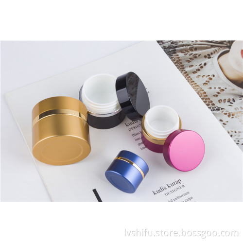 Customized Columnar Plastic Empty Face Cream Jar